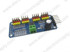 Driver Controlador para Servo Motor 16CH PCA968 12-bit con Modulo I2C para Arduino